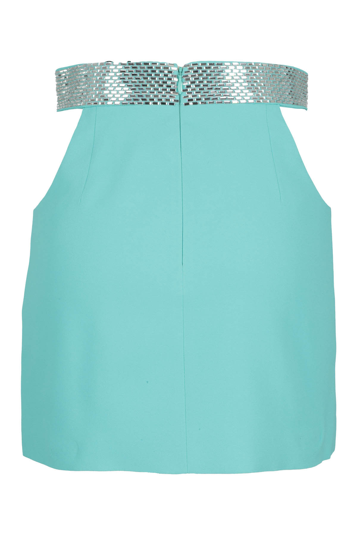 Giuseppe Di Morabito Cady Cut Out Mini Skirt In Blue