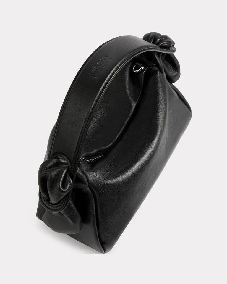 Kenzo ' Furoshiki' Bag In Leather In Black