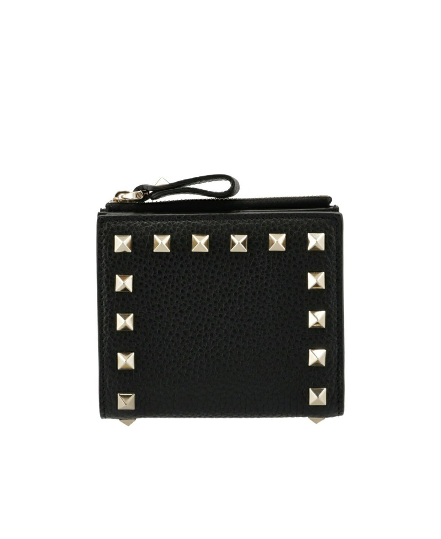 VALENTINO GARAVANI ROCKSTUD BI-FOLD WALLET 