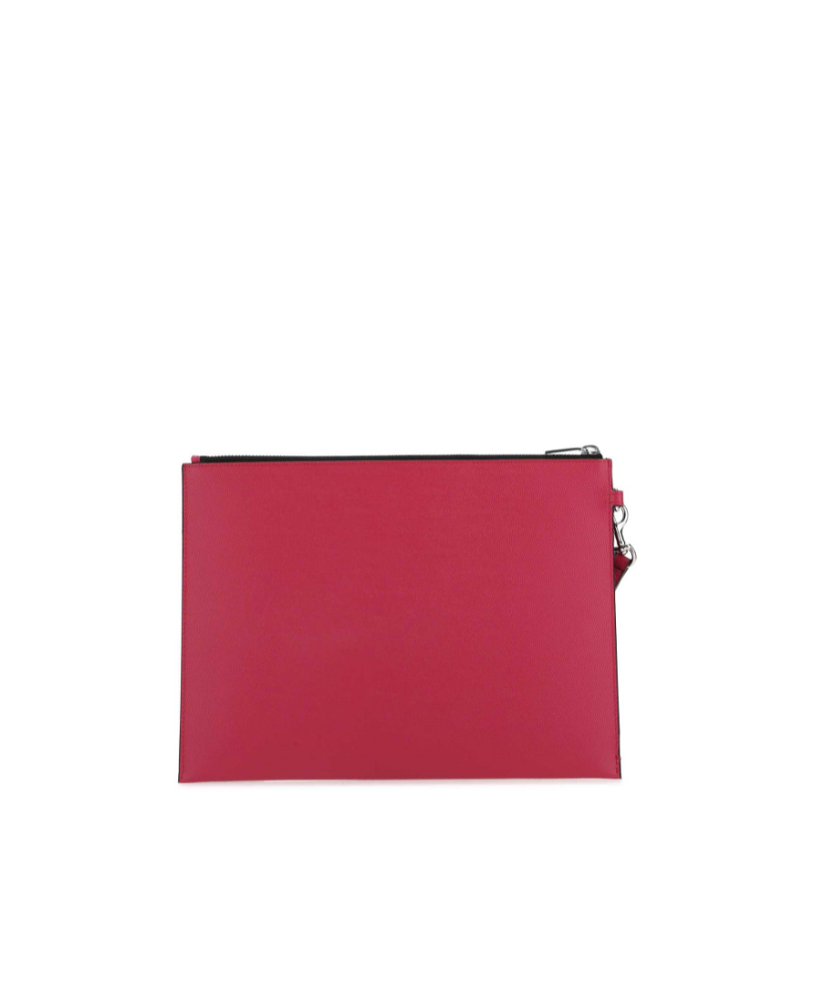 Saint Laurent Zipped Tablet Holder In Pink