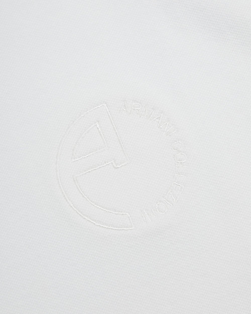 ARMANI COLLEZIONI LOGO EMBROIDERED POLO SHIRT