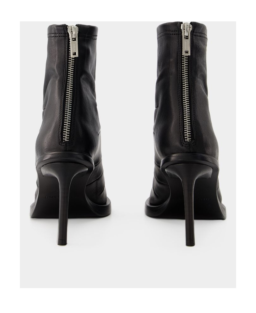 Ann Demeulemeester Hedy Ankle Boots - Leather - Black In Black