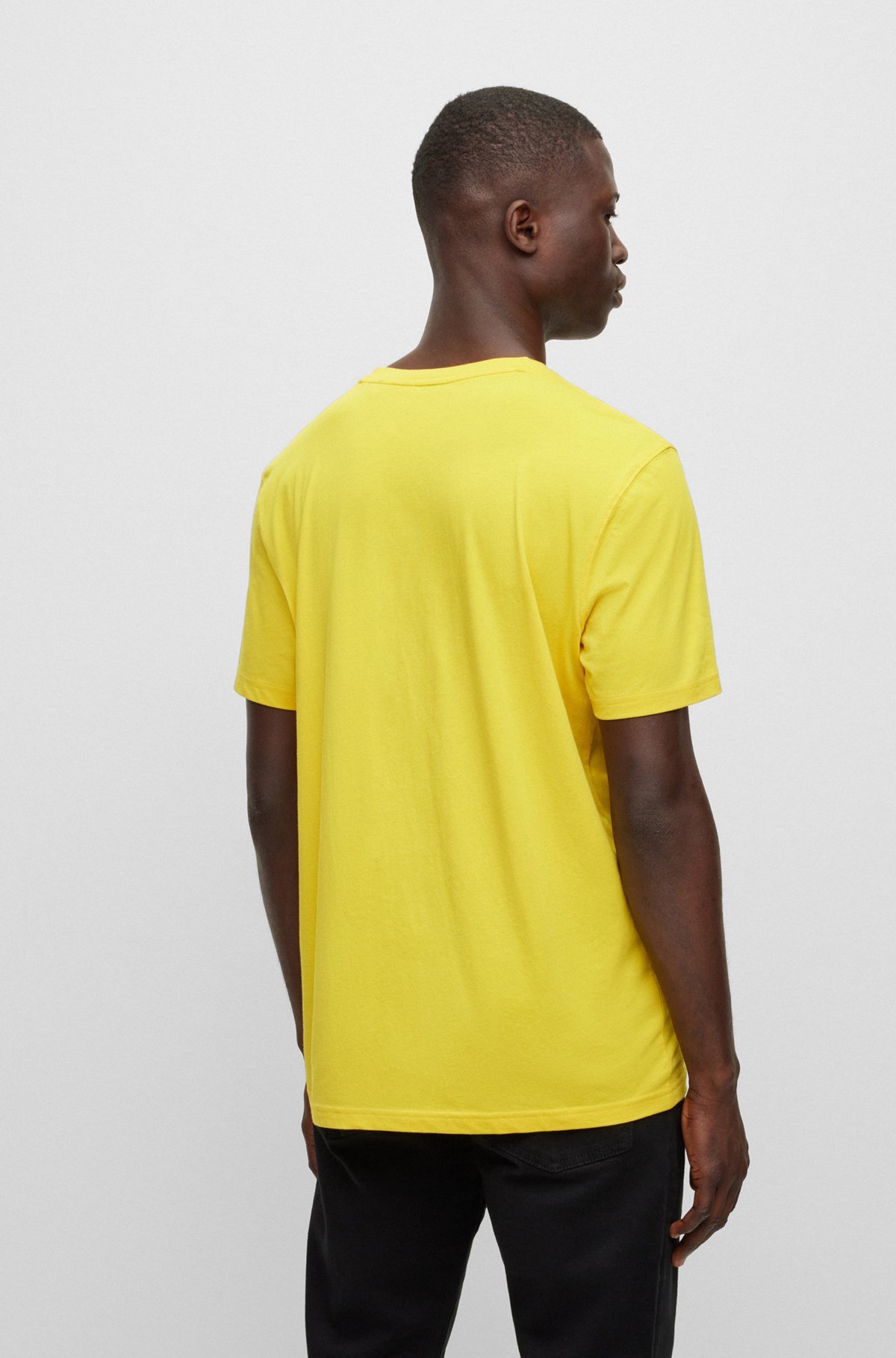 HUGO BOSS GRAPHIC-PRINT COTTON T-SHIRT