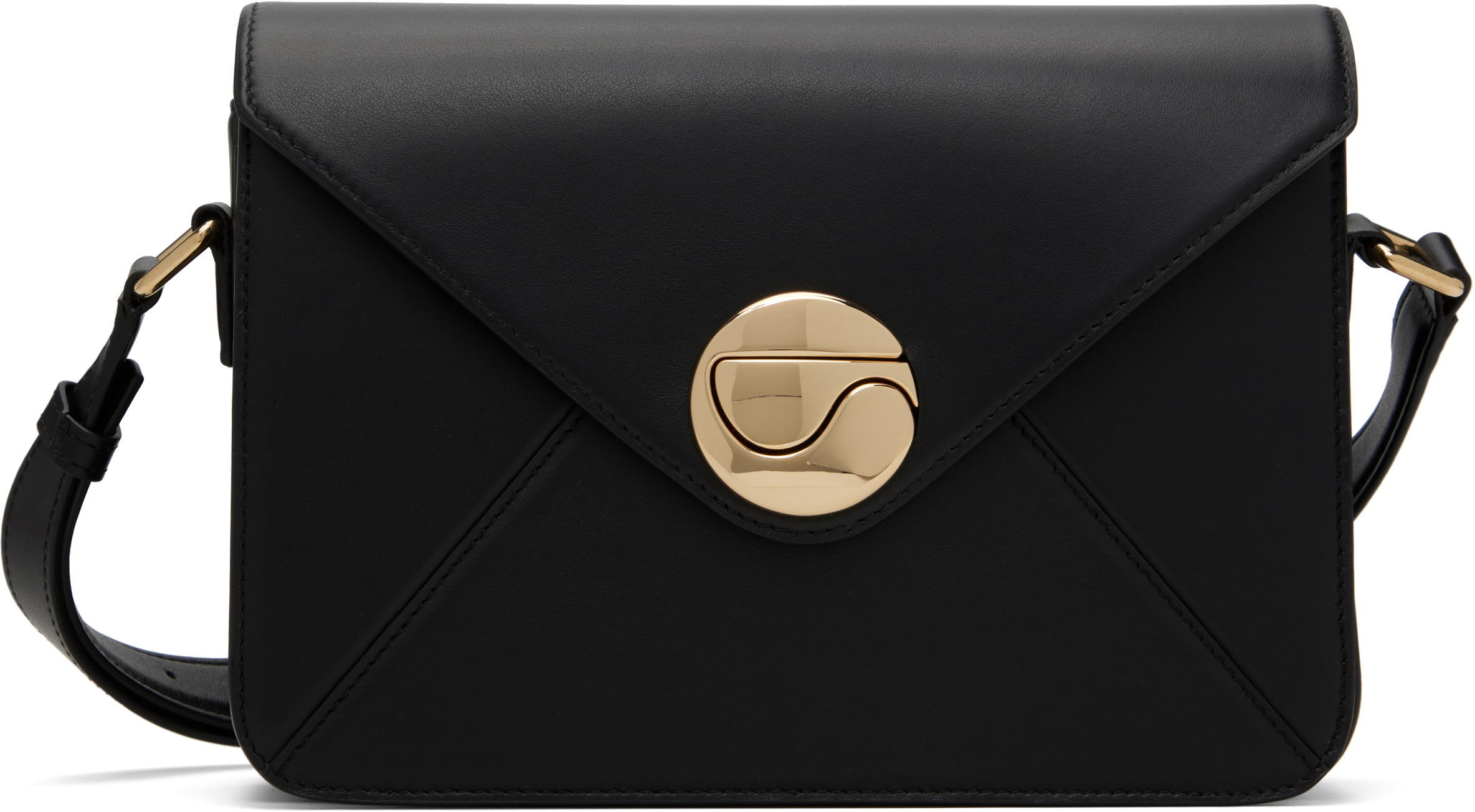 Coperni Mail Box Shoulder Bag In Black