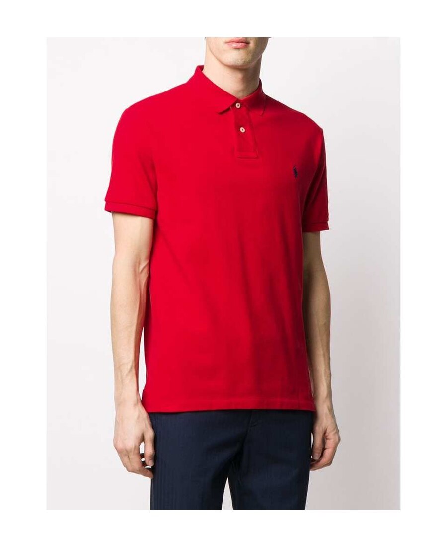 Polo Ralph Lauren Classic Fit Cotton Polo In Ruby Heather