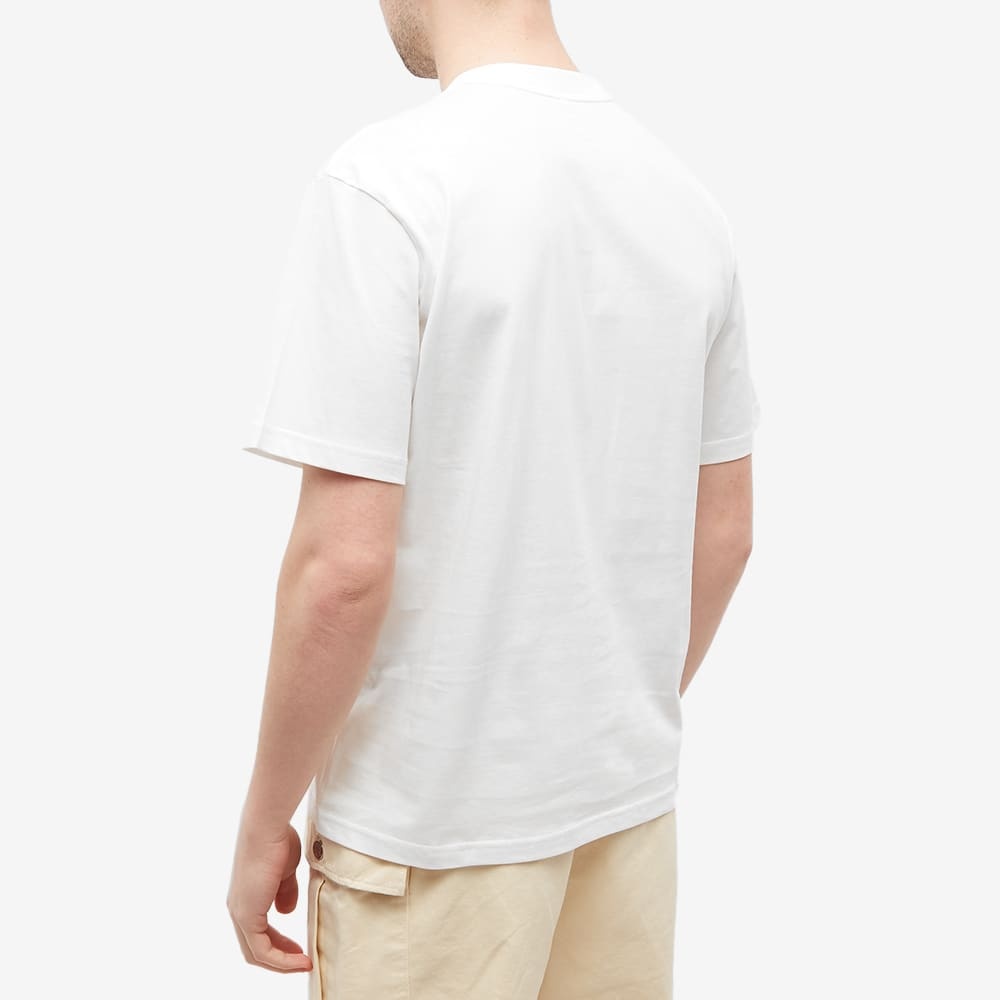 Sunnei Crewneck T-shirt With Logo Embossing In White