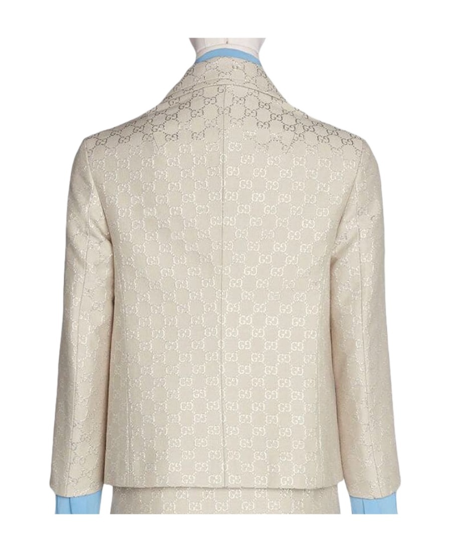GUCCI GG JACQUARD-WOVEN BLAZER