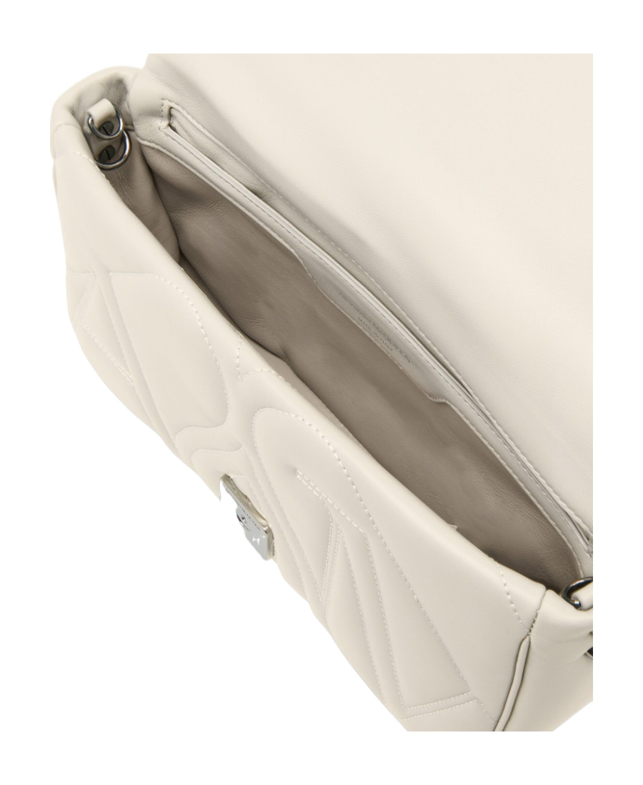 Alexander Mcqueen Small The Seal Shoulder Bag In White