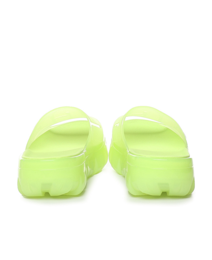 Ugg 30mm Jella Pvc Slides In Green