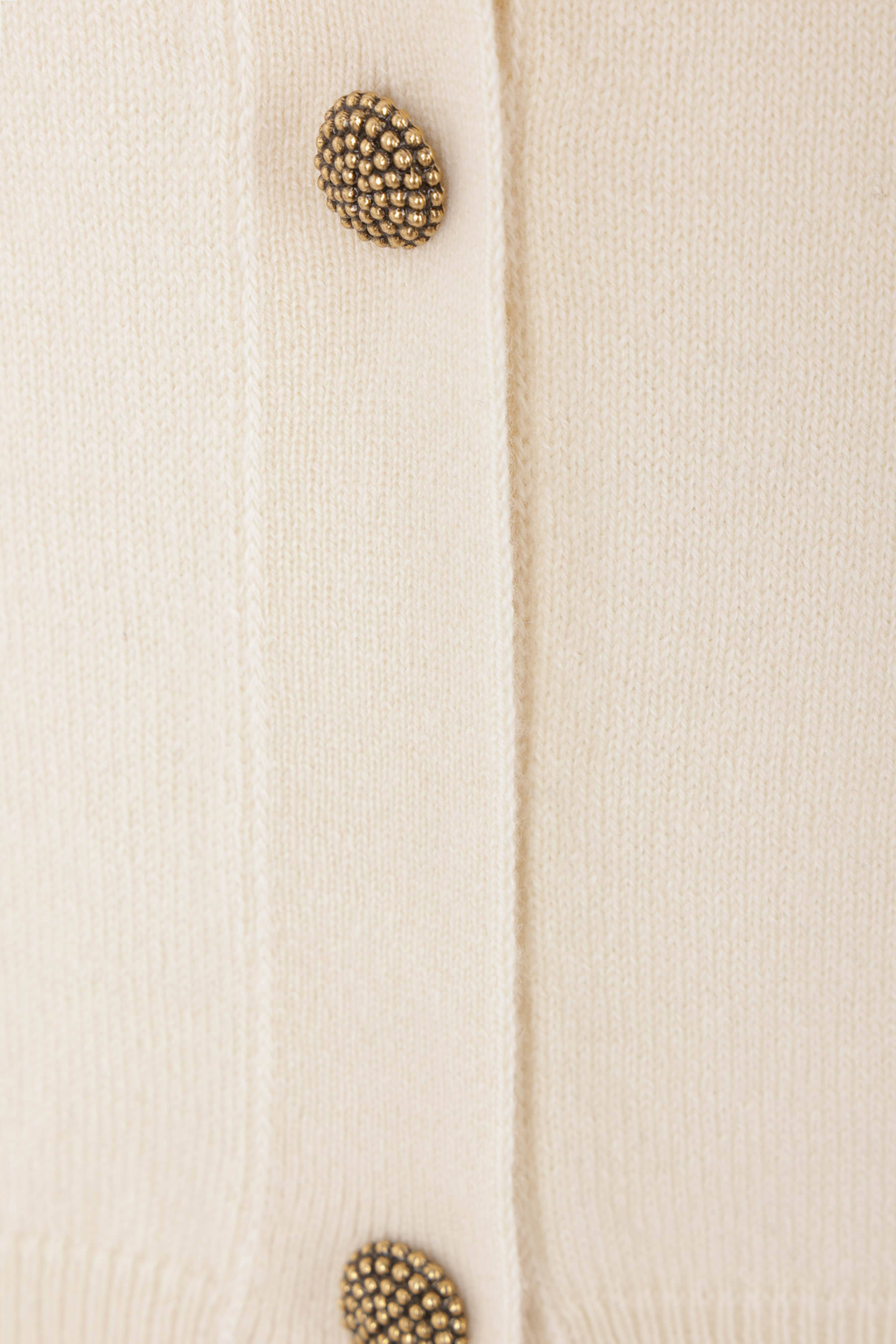Loro Piana Classic Buttoned Cardigan In White