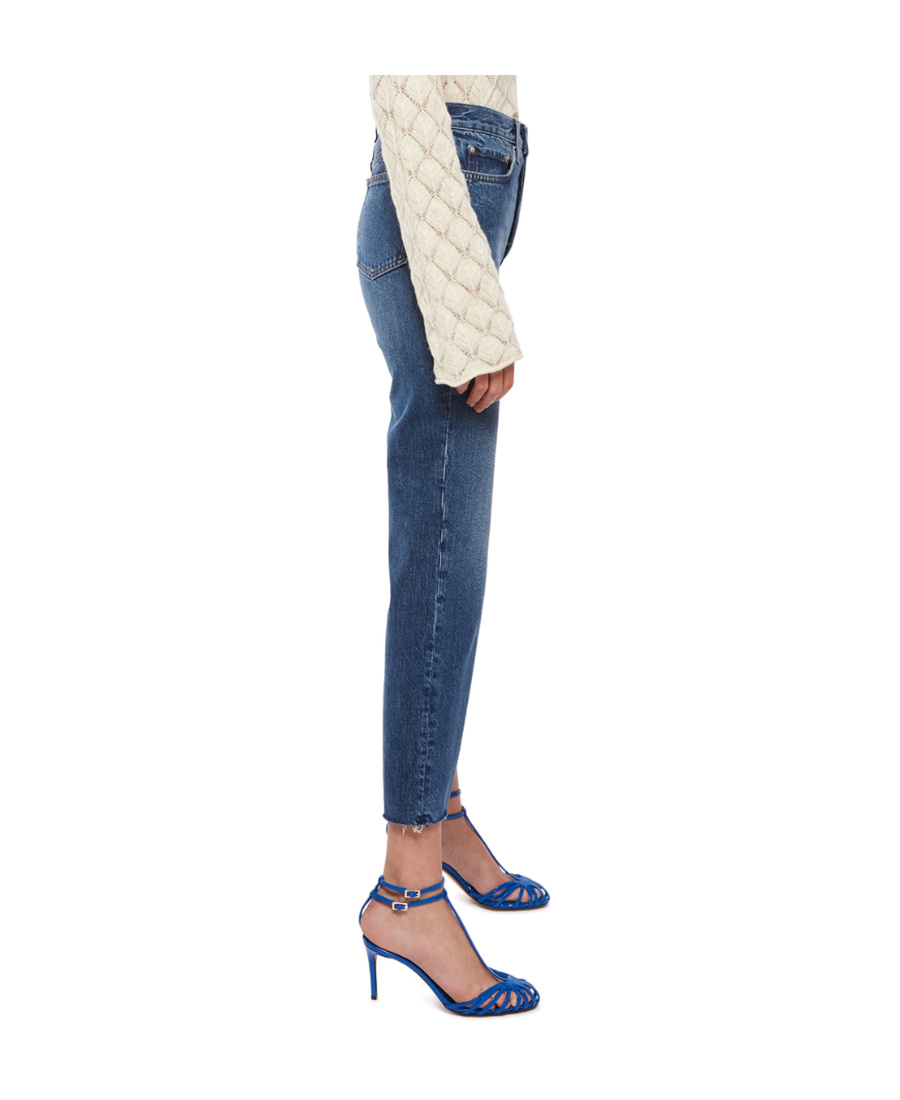 Totême Cropped Straight-leg Jeans In Blue