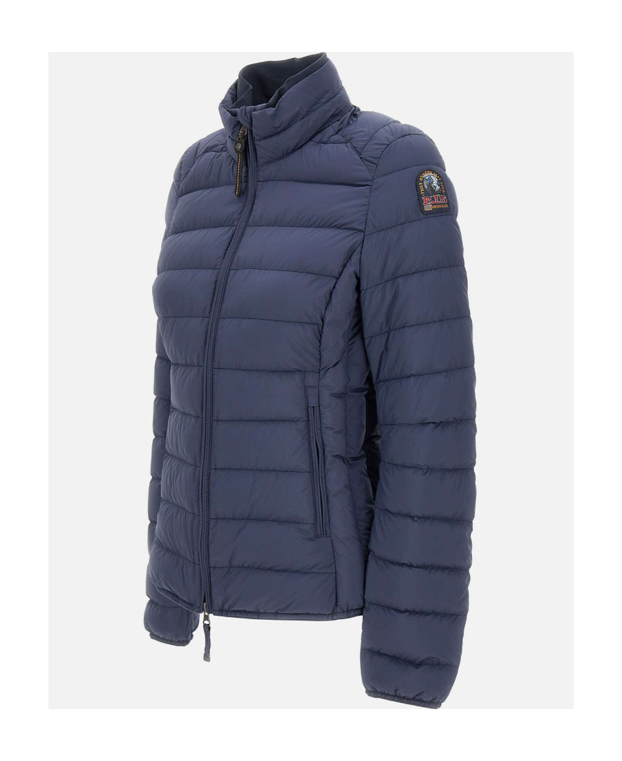 Parajumpers Long-sleeved Down Jacket With Standing Collar In Blue