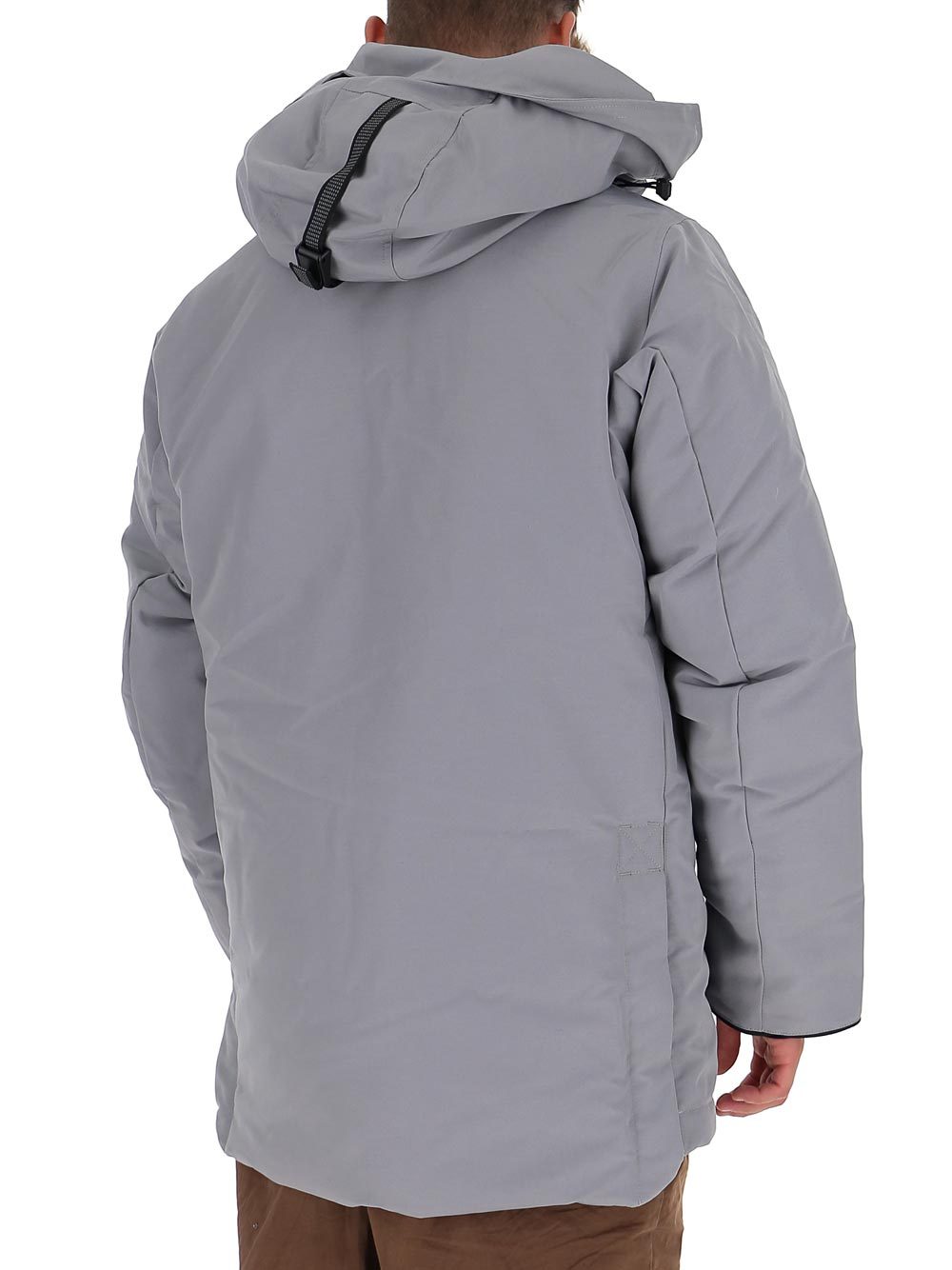 Canada Goose Padded Hooded Jacket In Gray