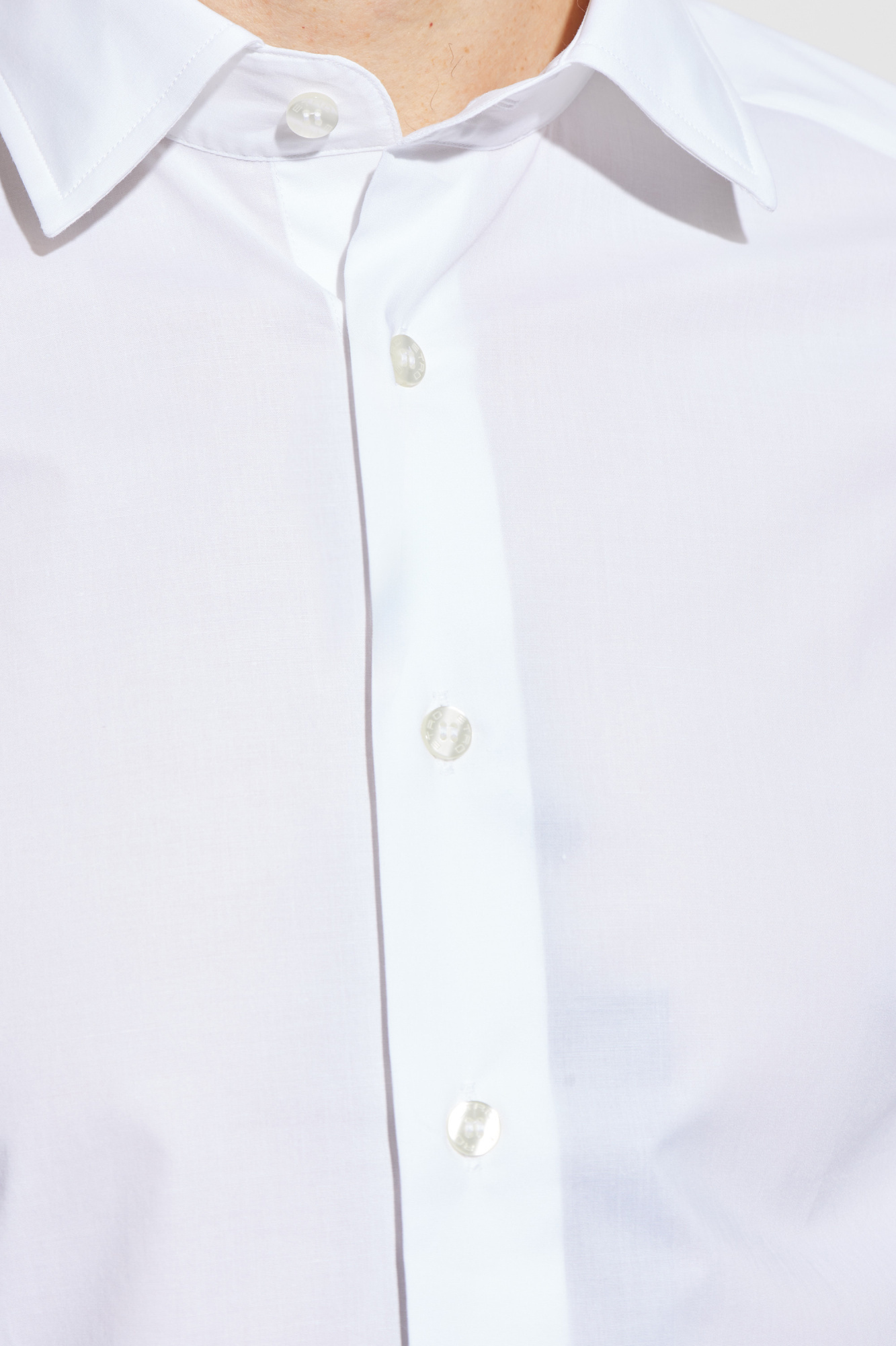 Etro Man Shirt White Size 19 Cotton In White