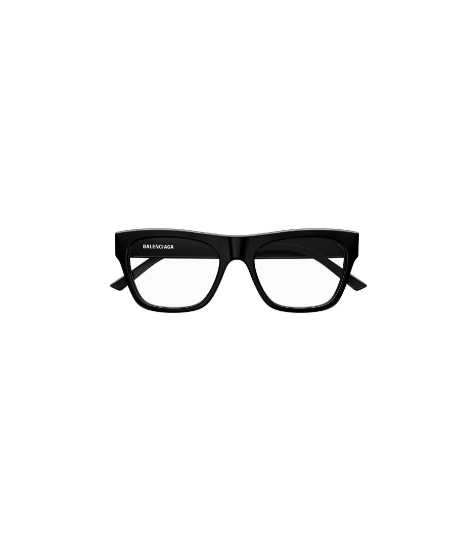 Balenciaga Bb0308o Rectangle-frame Glasses In Black