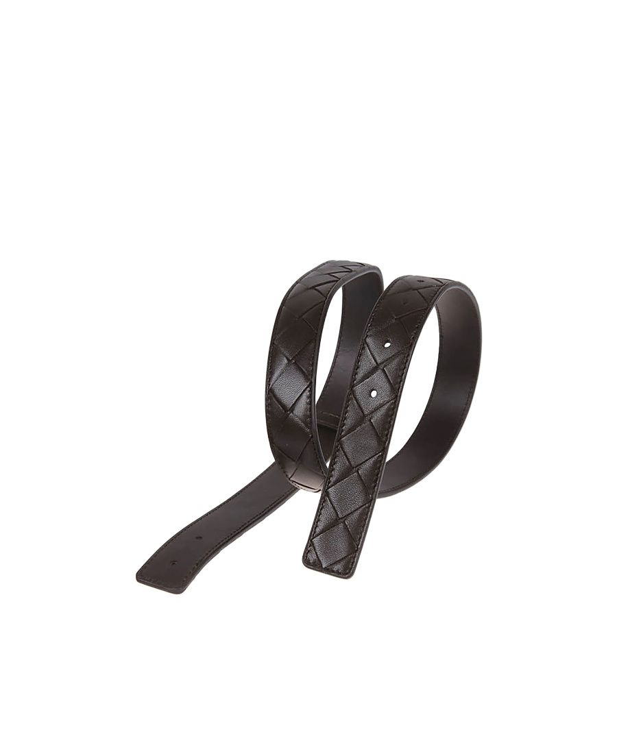 Bottega Veneta Perforated Belt In Brown