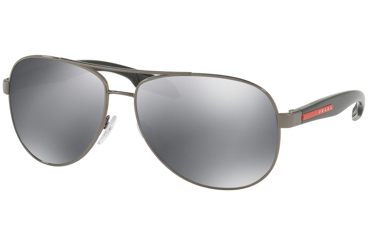 PRADA PRADA LINEA ROSSA AVIATOR-FRAME SUNGLASSES