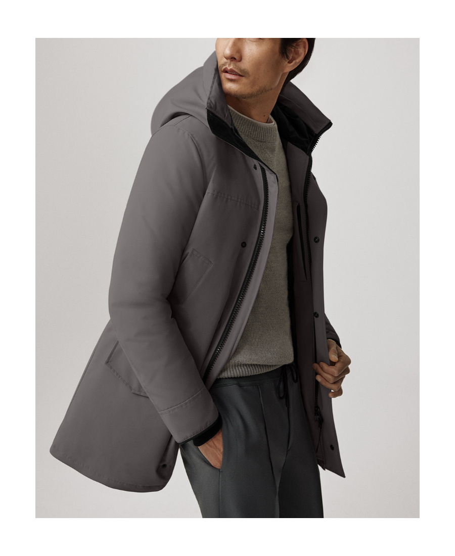 Canada Goose Langford Hooded Parka In Black