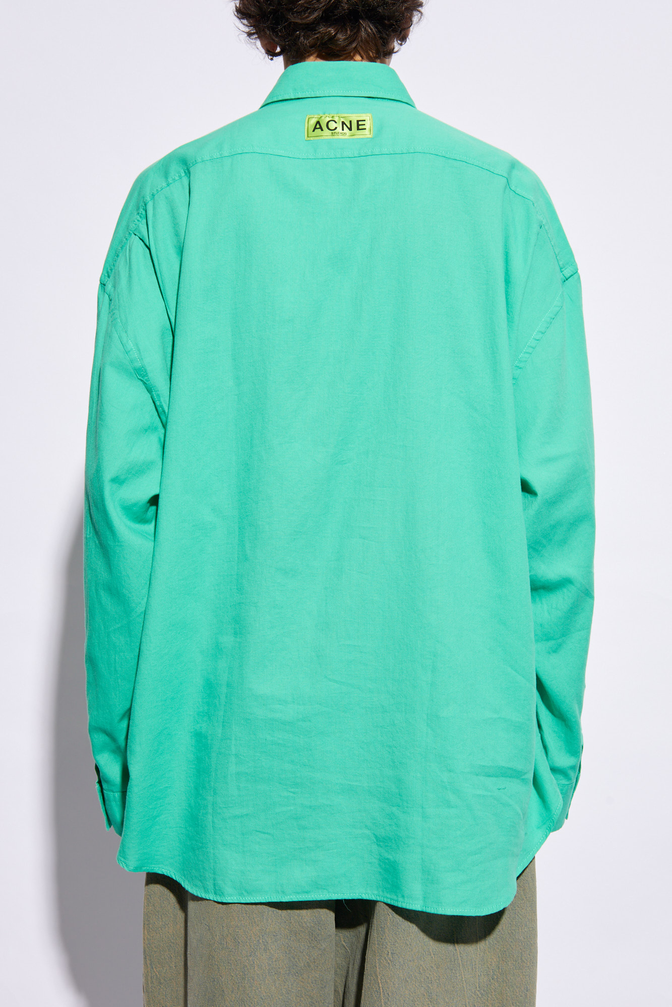 Acne Studios Button-up Shirt In Green