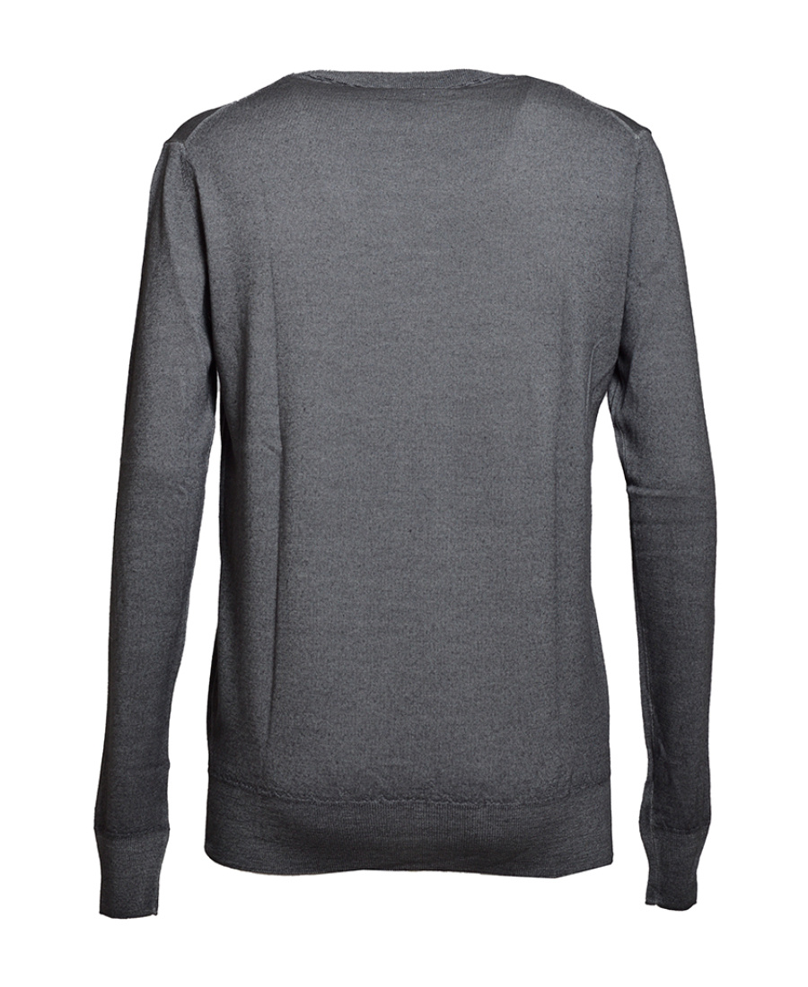ASPESI MELANGE-EFFECT WOOL SWEATER