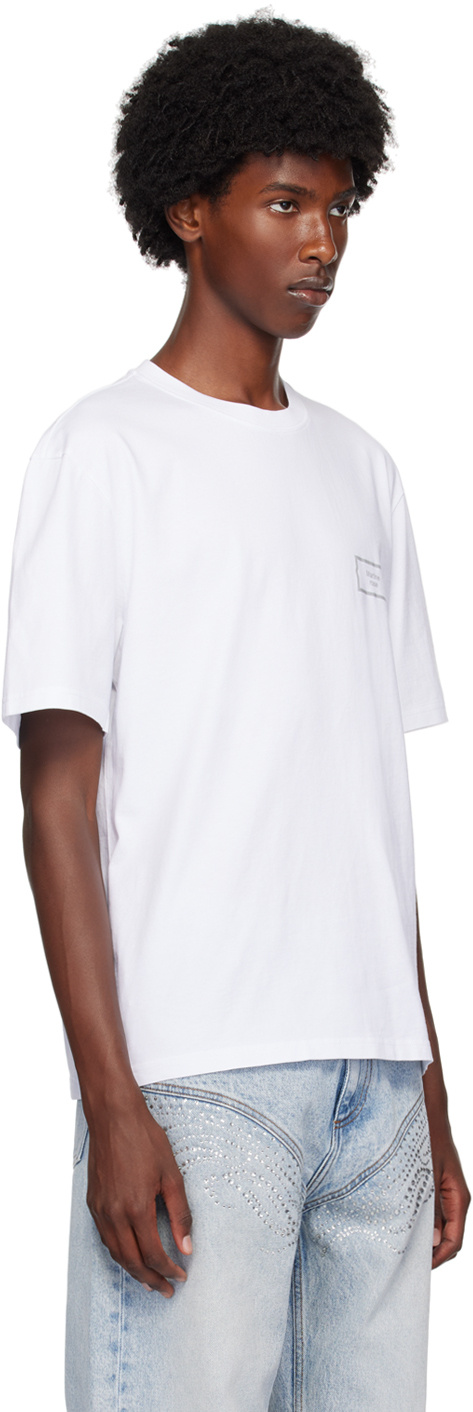 Martine Rose Classic Box Logo Graphic T-shirt In White