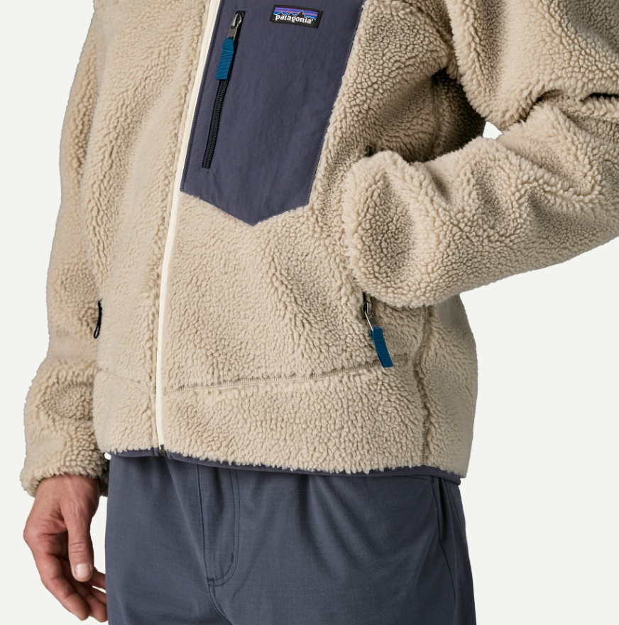 Patagonia Classic Retro-x Fleece Jacket In Nude