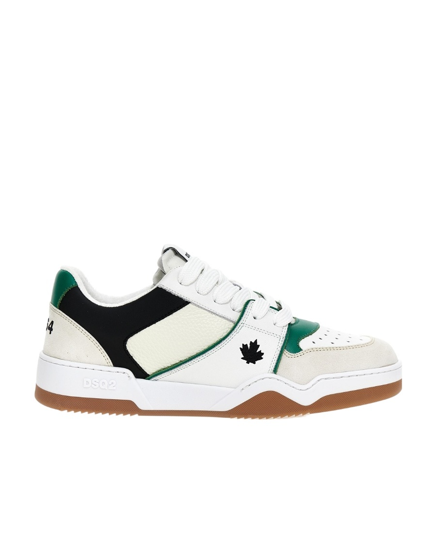 Dsquared2 Man Sneakers Light Grey Size 9 Leather In White