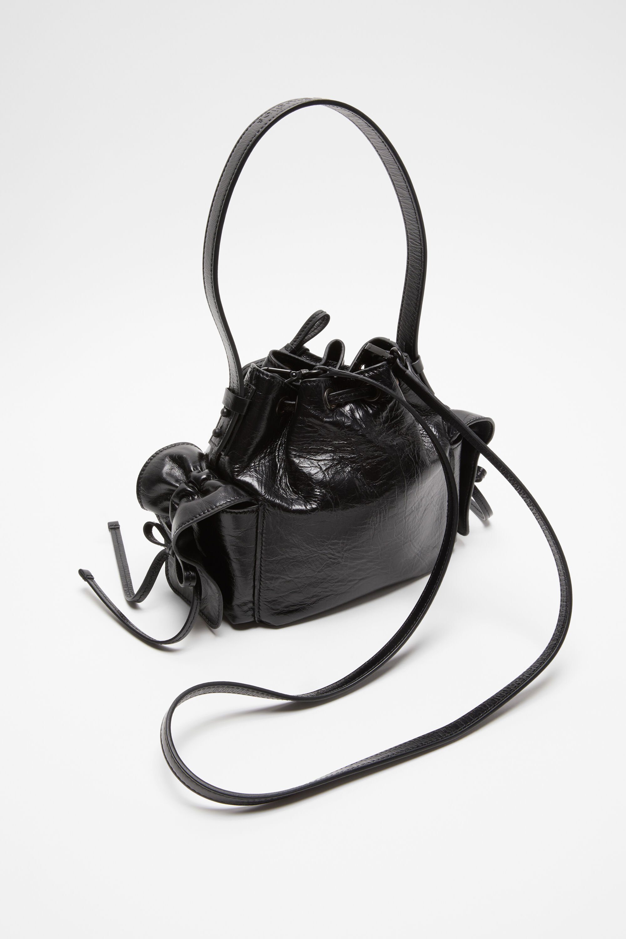 Acne Studios Multipocket Shoulder Bag In Black