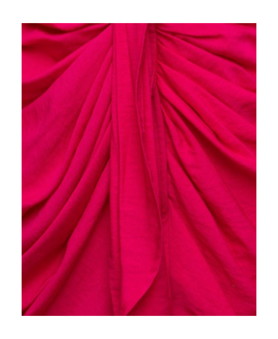 Jacquemus Pleated Mini Dress In Red