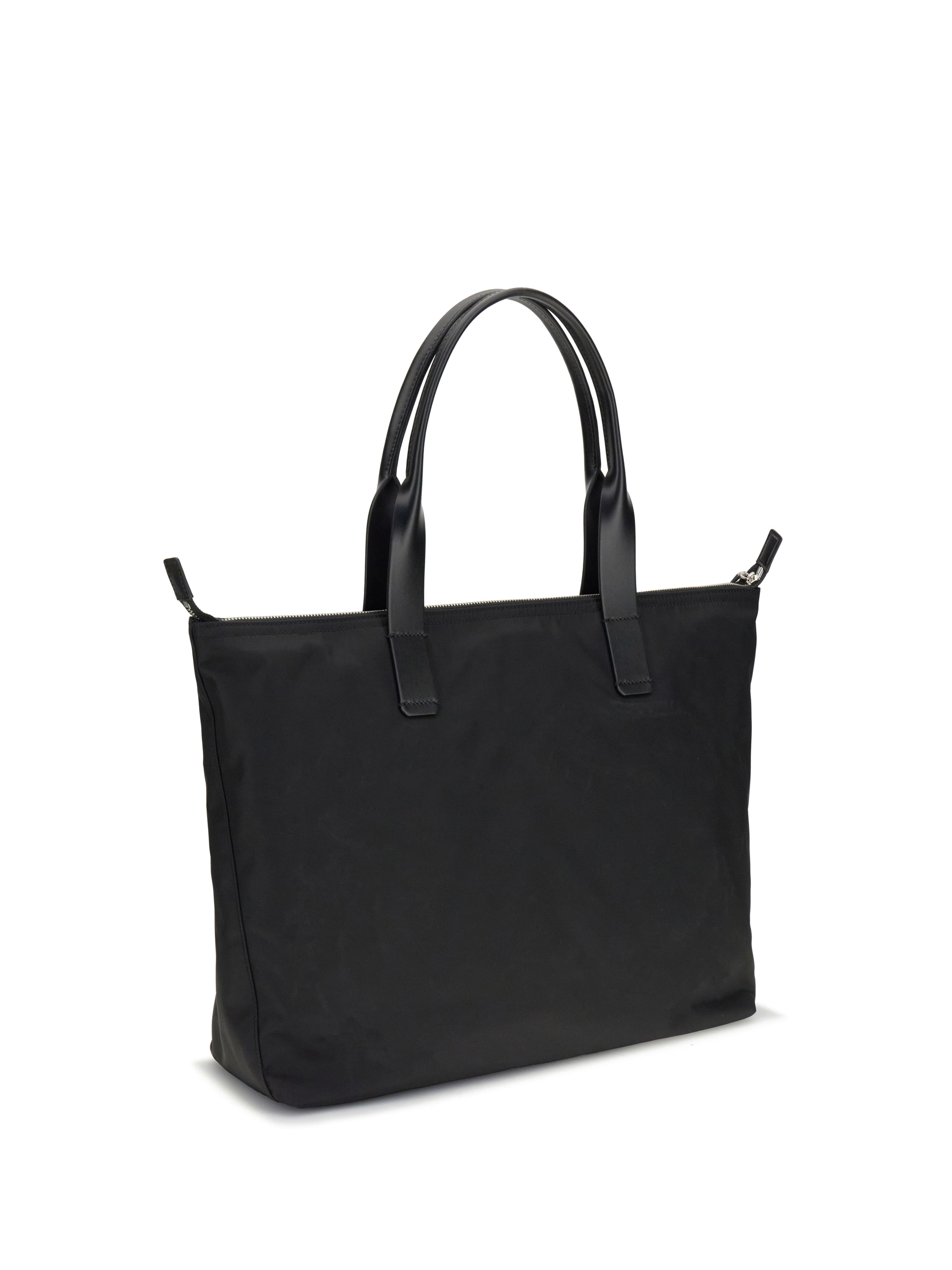 Dolce & Gabbana Logo-plaque Tote Bag In Black
