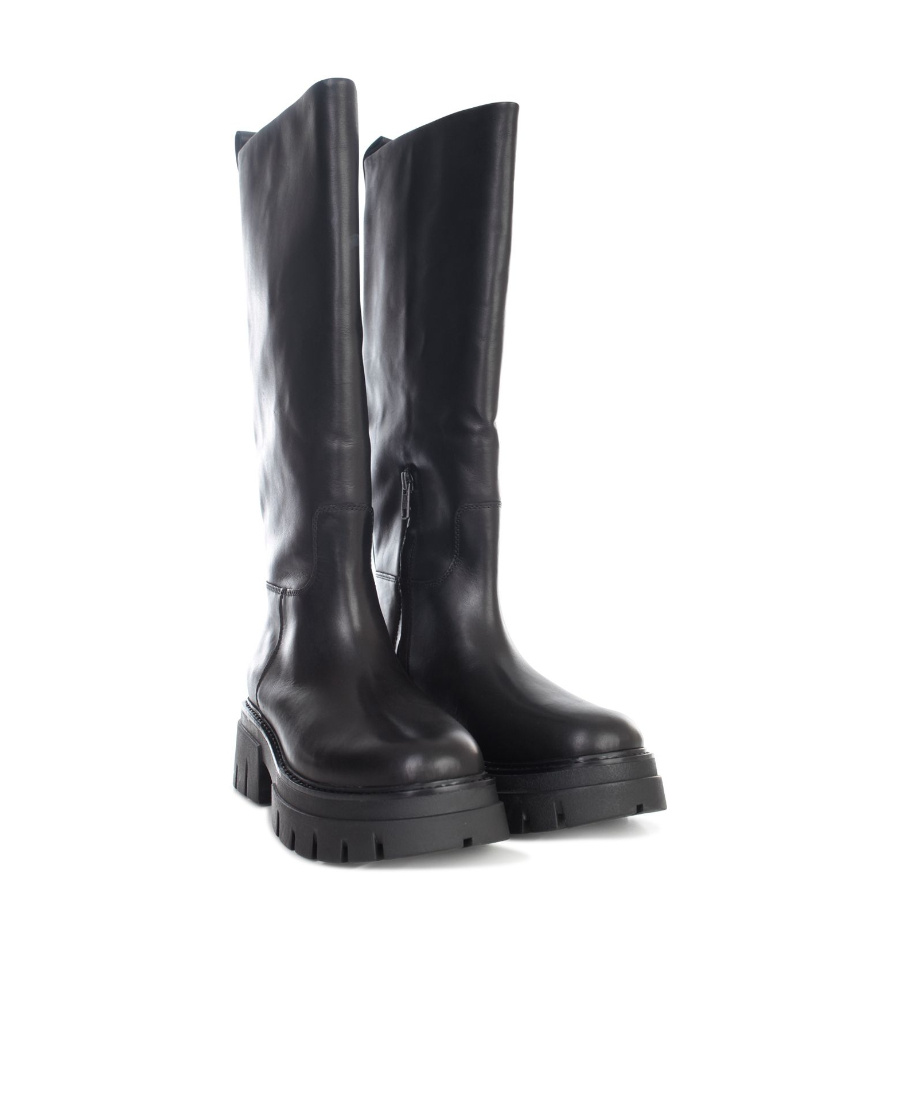 Ash Logo Boots In Black