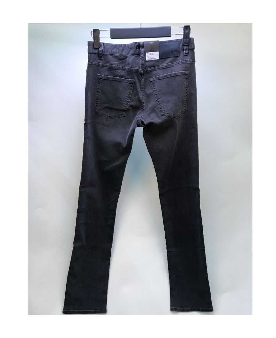Hugo Boss Logo Jeans In Black