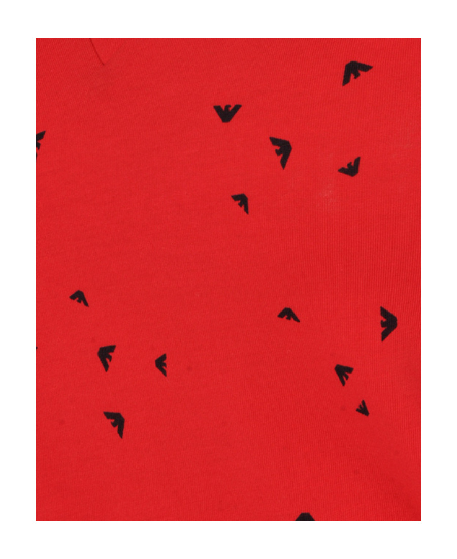 Shop Armani Jeans Logo Short-sleeved T-shirt In Red