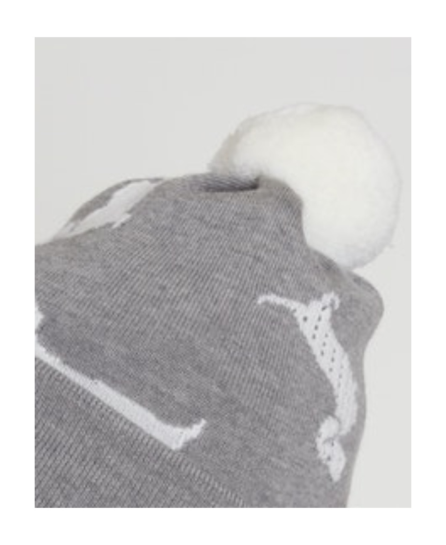 Shop Thom Browne Pompom-detail Hector Beanie In Gray
