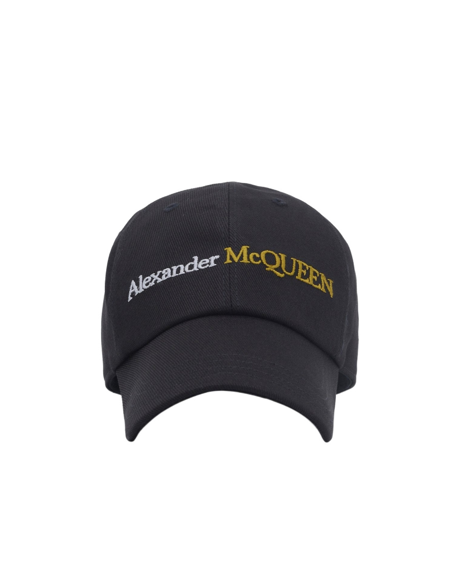 Alexander Mcqueen Baseball Hat With Logo In Black