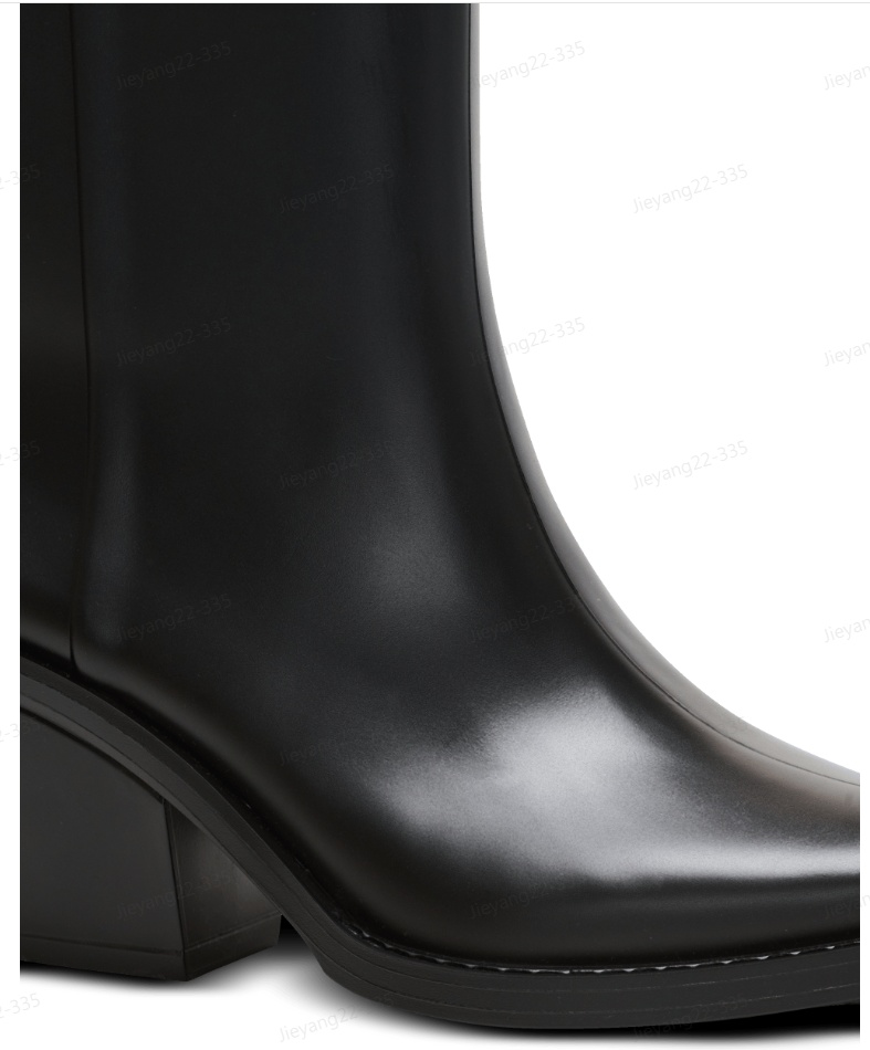 Balmain Tess 55mm Logo-plaque Boots In Black