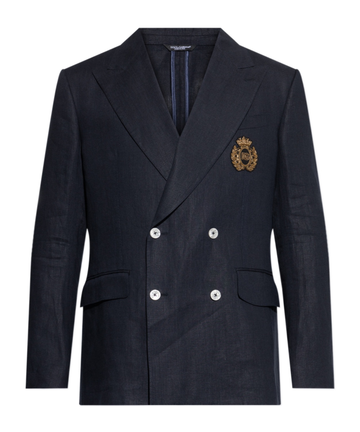 Dolce & Gabbana Long Sleeve Blazer In Black