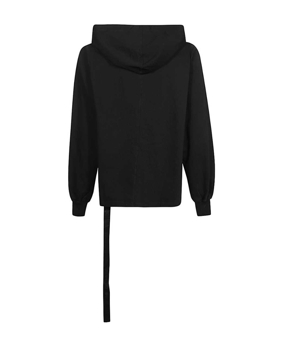 Rick Owens Drkshdw Long-sleeved Sweater In Black