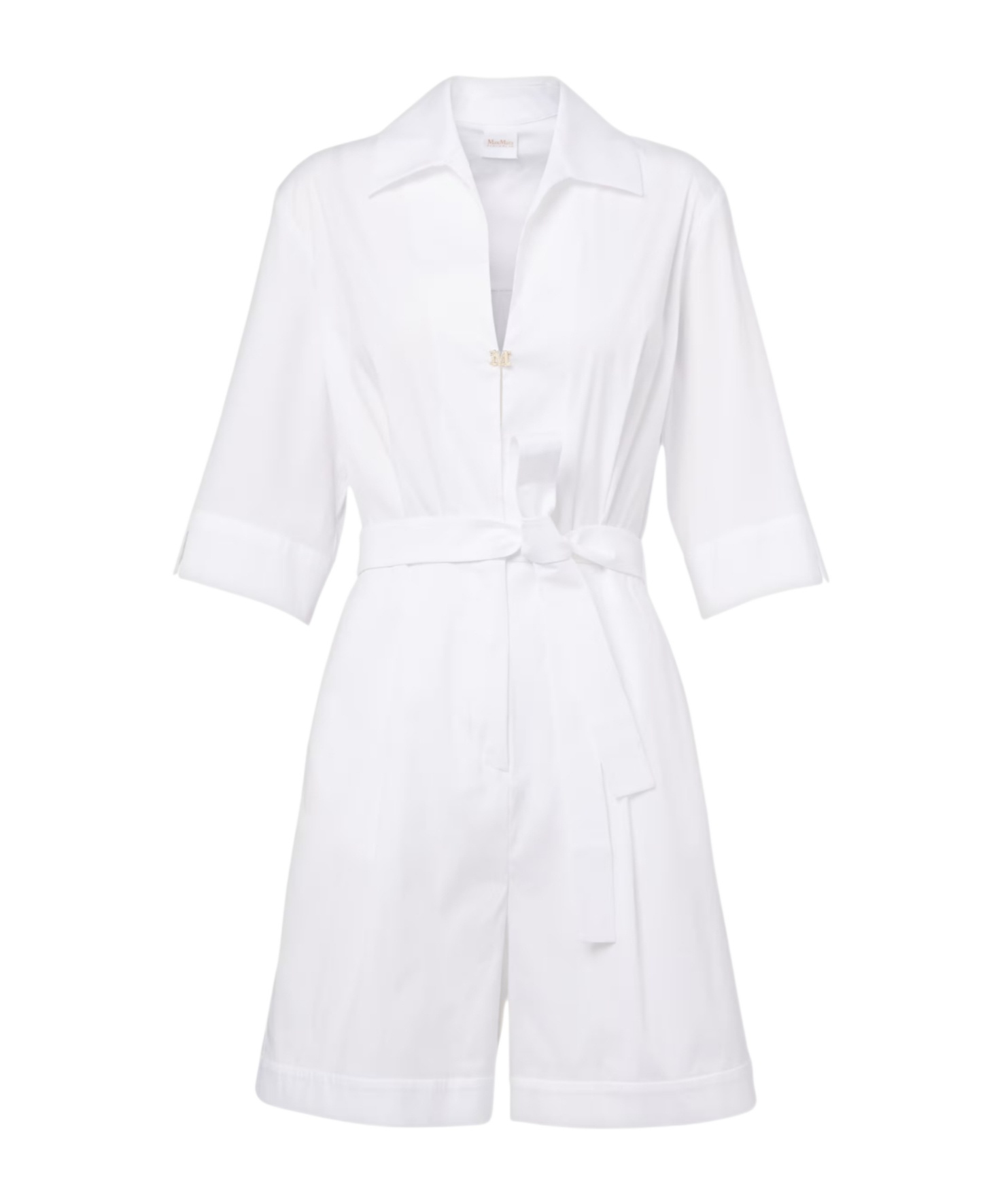 Shop Max Mara Poplin Jumpsuit