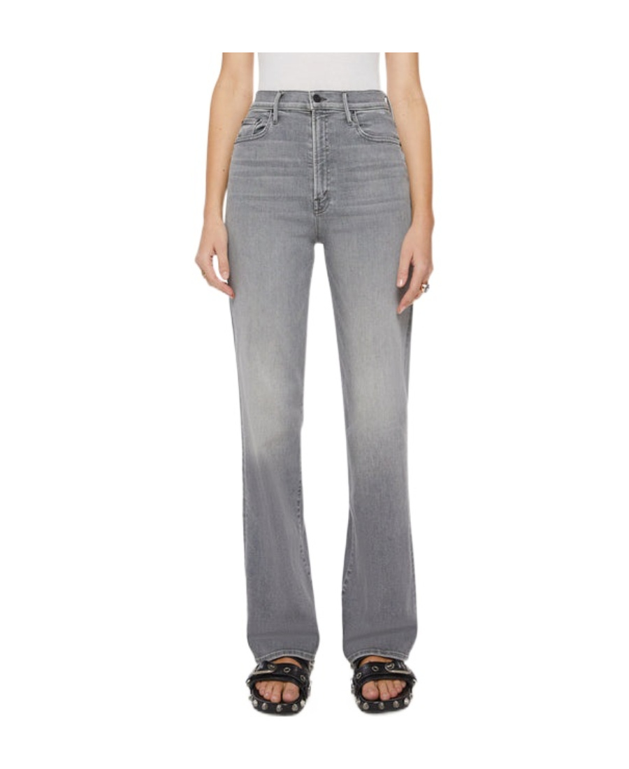 Mother Belt-loop Jeans In Gray