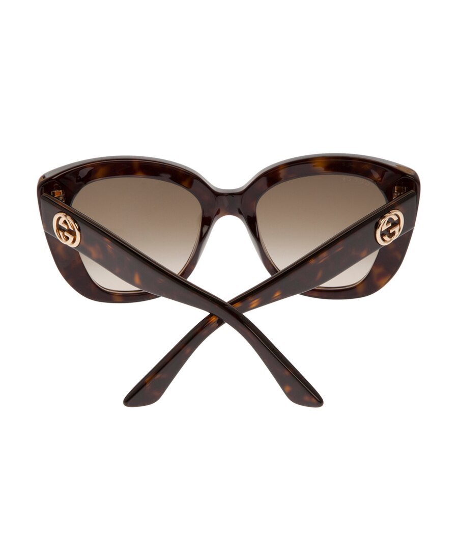 Gucci Tortoiseshell-effect Sunglasses In Brown