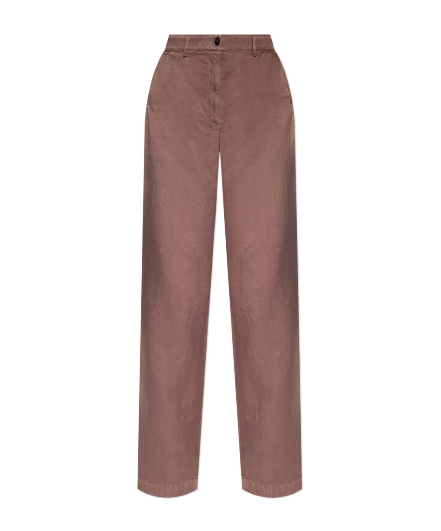 Dries Van Noten Wide Leg Casual Pants In Brown