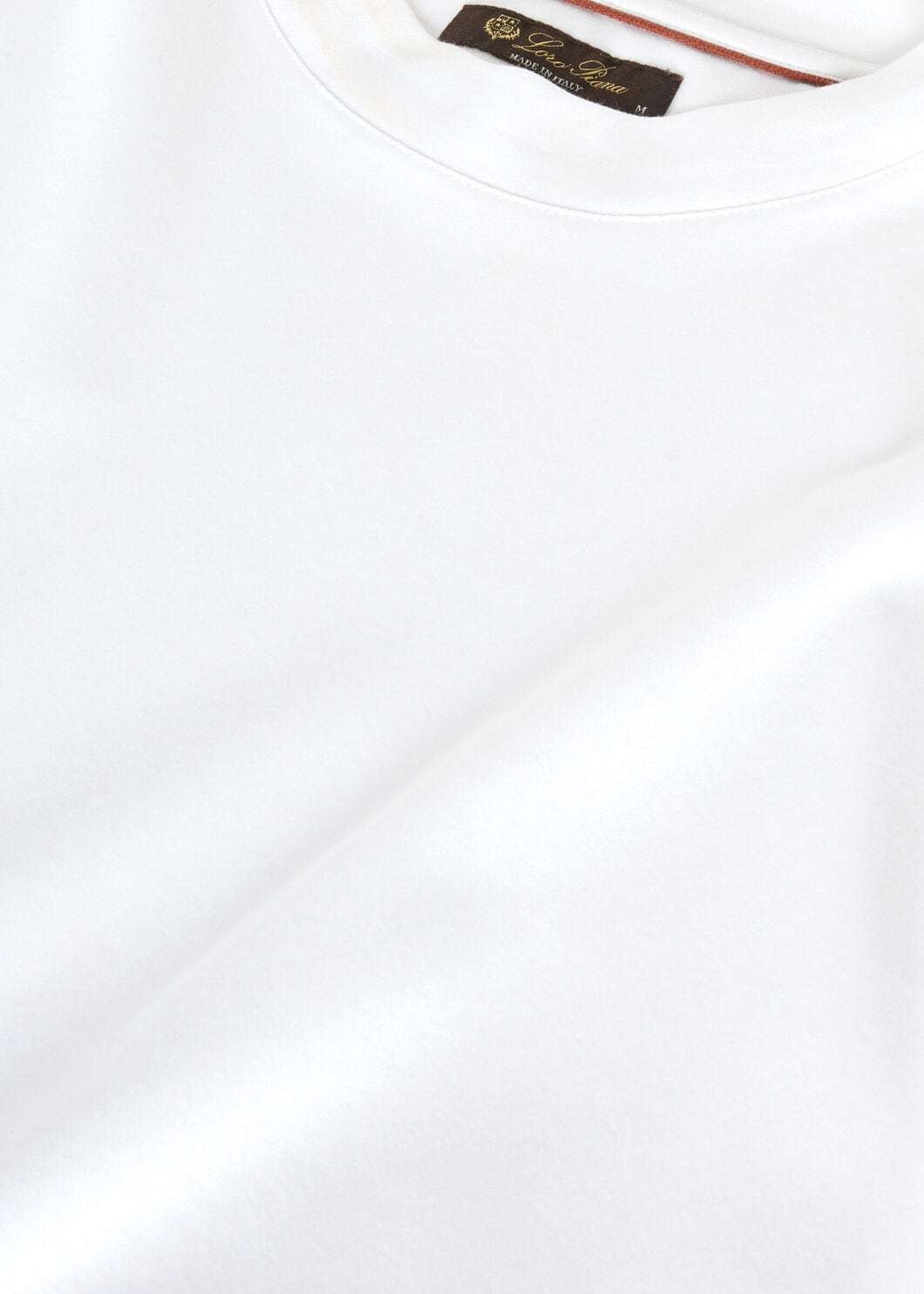 Loro Piana Short-sleeved Crewneck T-shirt In White