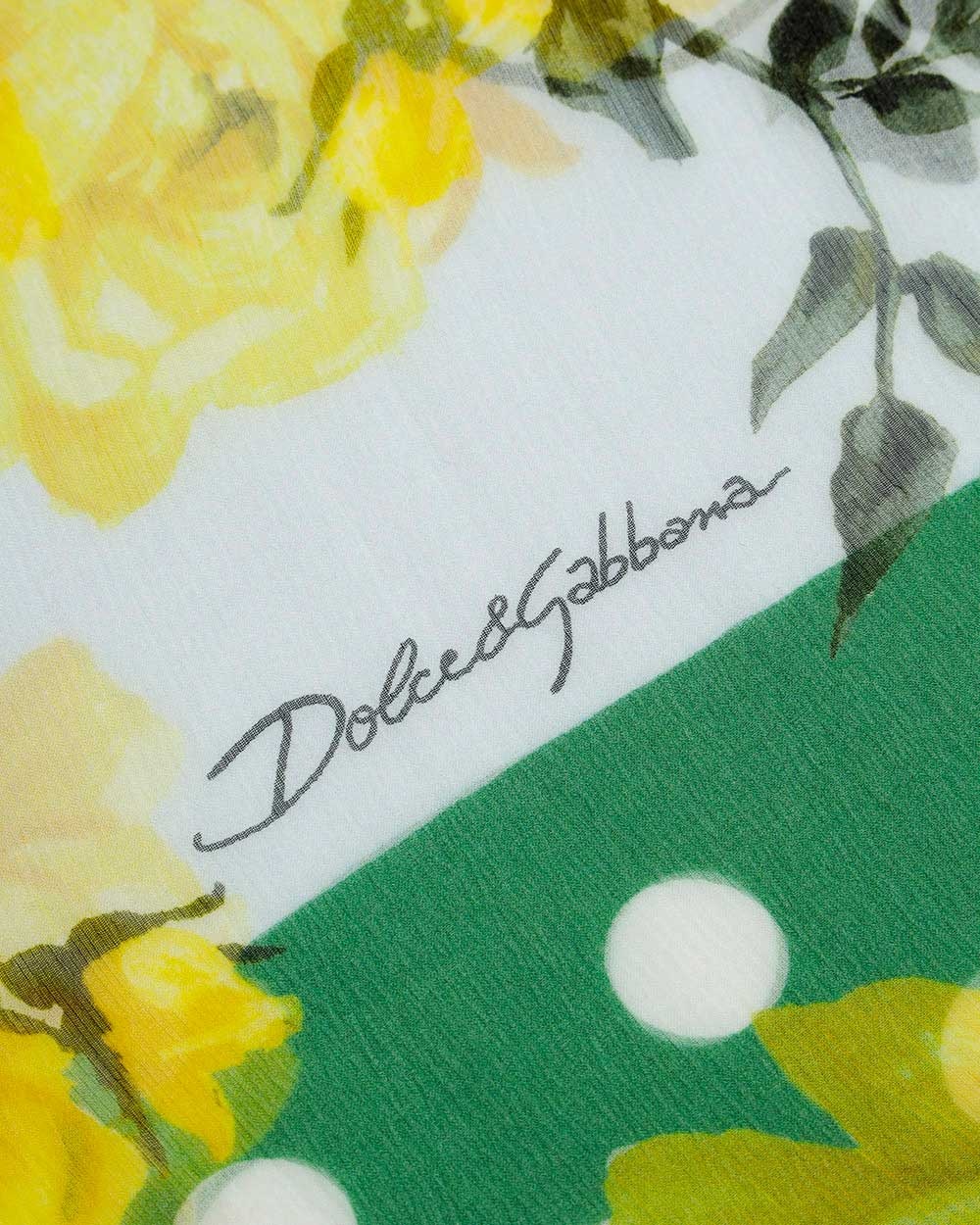 Dolce & Gabbana Printed Scarf In Multicolor