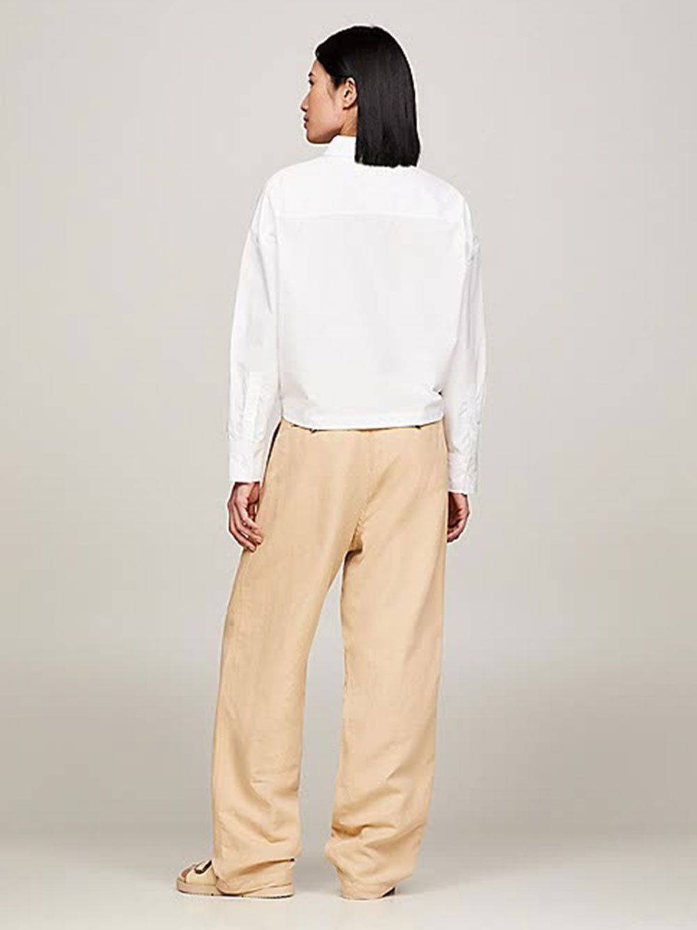 Tommy Hilfiger Smd Blouson Drawstring Ls Shirt Clothing In White