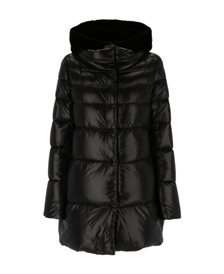 Herno Ultralight Puffer Coat In Black
