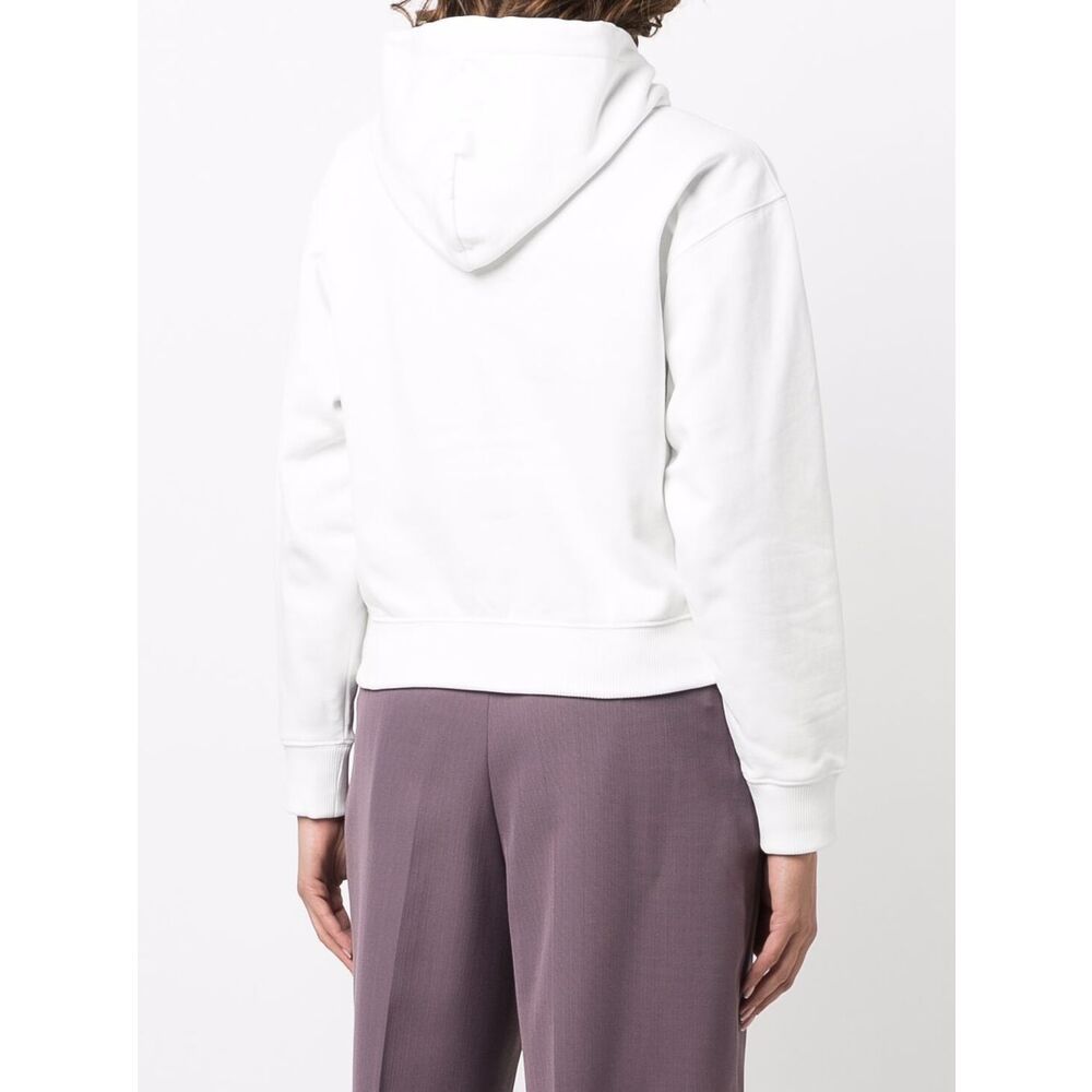 Kenzo K-tiger Cotton Sweatshirt Hoodie In White