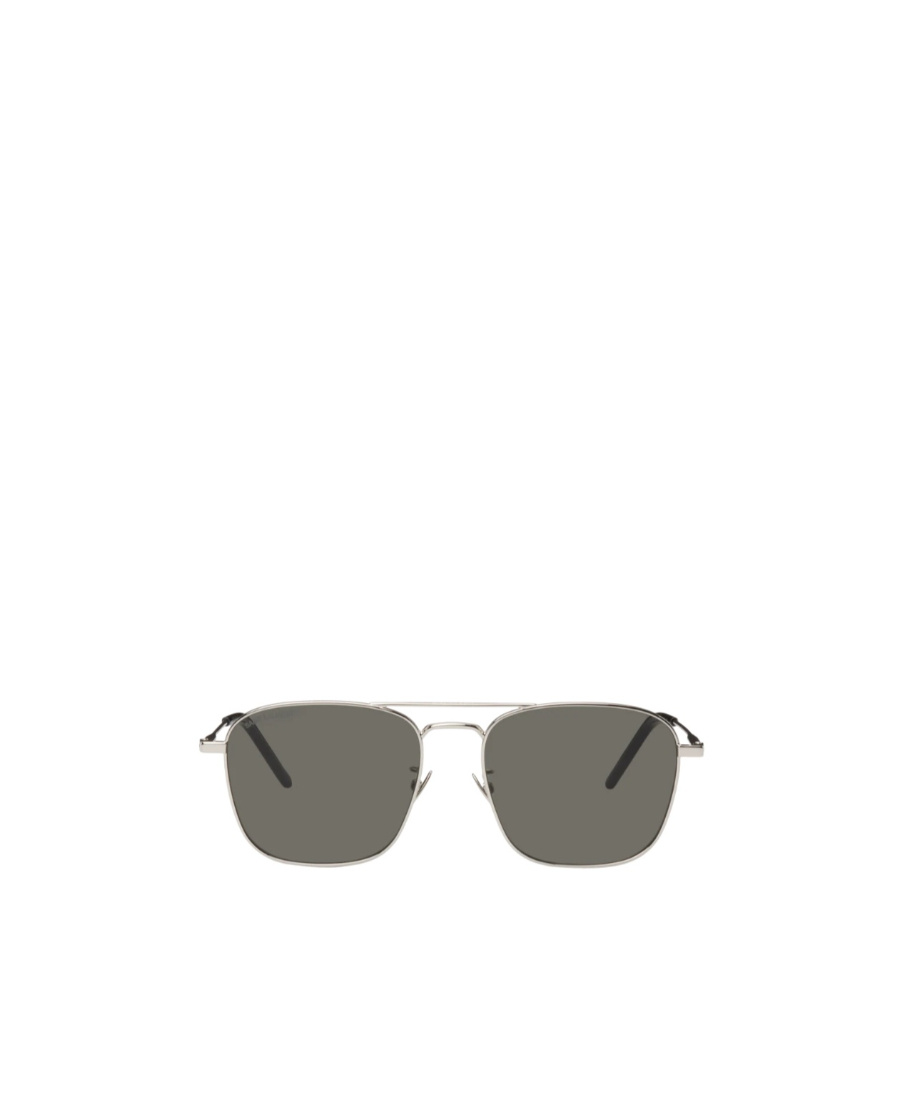 Montblanc Round-frame Tinted Sunglasses In Gray