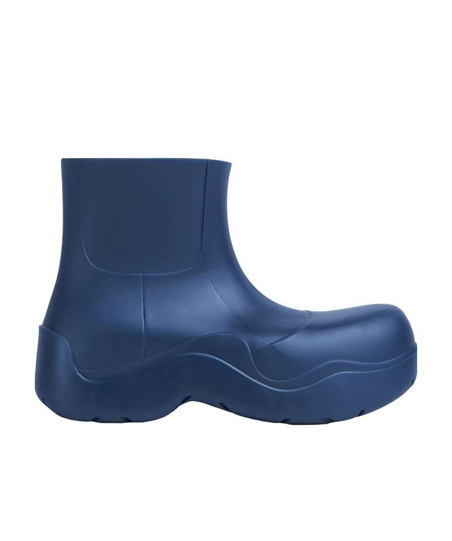 BOTTEGA VENETA LOGO ROUND HEAD SHORT BOOTS