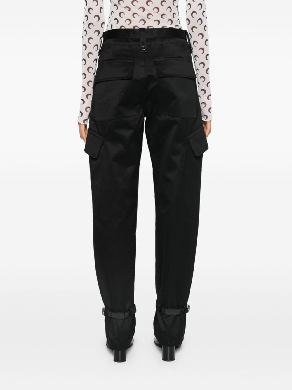 Sacai Tailored Straight Pants In Black